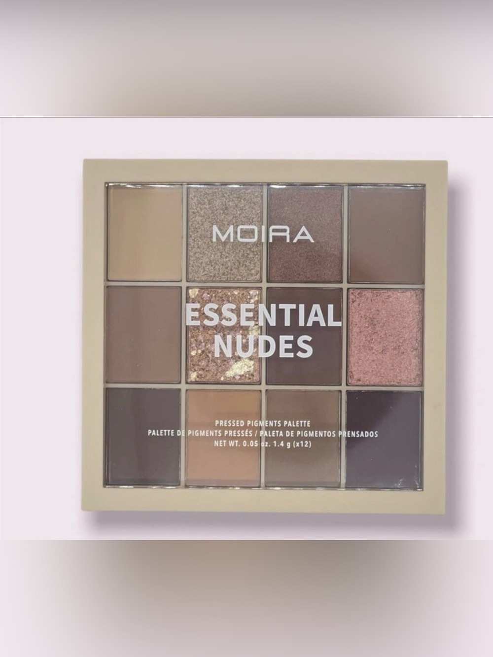 Moira Essential Nudes Eyeshadow Palette - Beige, Brown & Rose Gold
